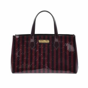 Louis Vuitton Vernis Rayeur Wilshire Amaranth Purple Handbag